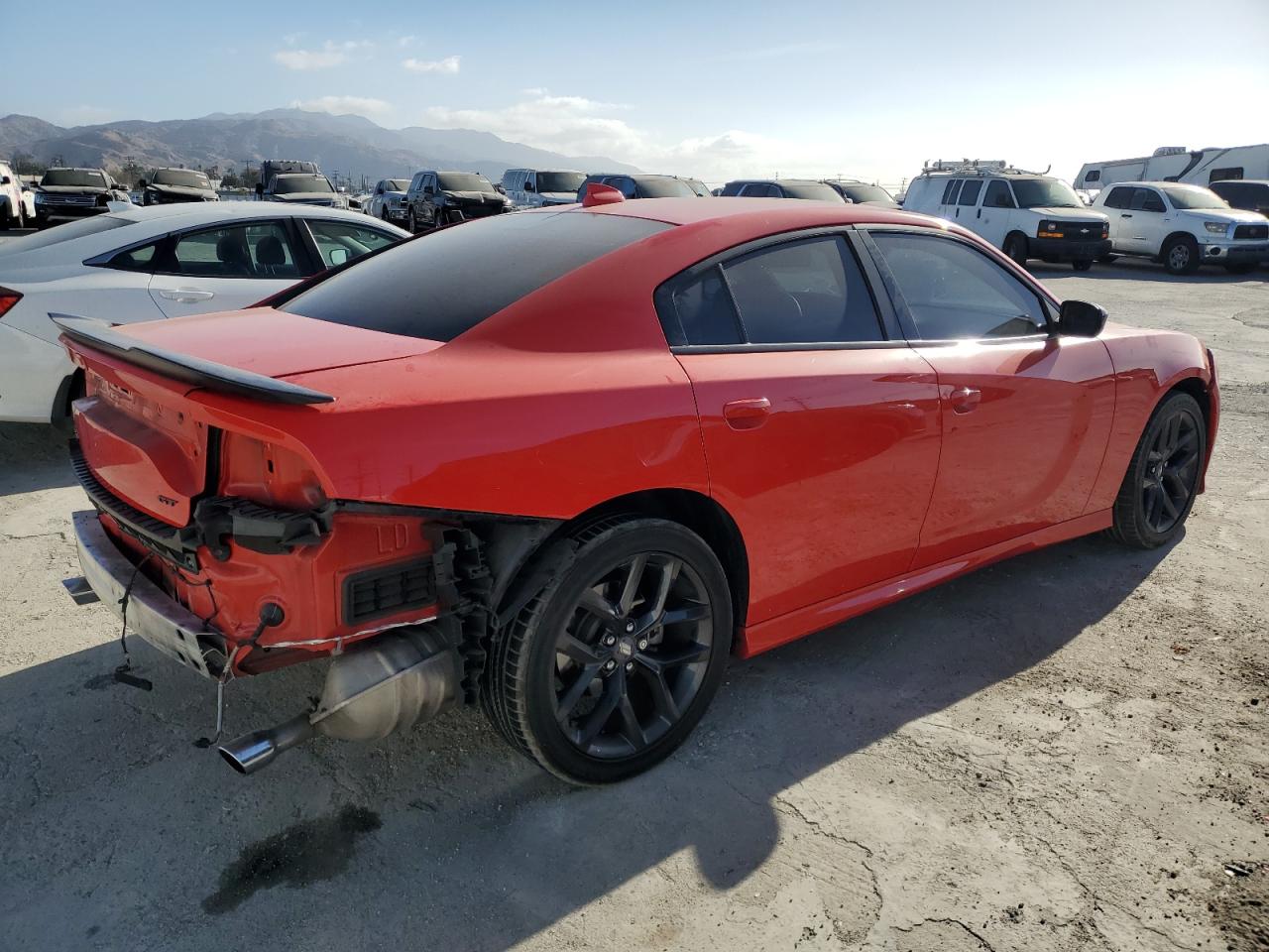 VIN 2C3CDXHG5MH645695 2021 DODGE CHARGER no.3