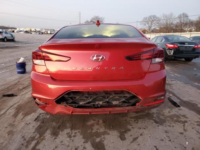  HYUNDAI ELANTRA 2020 Red