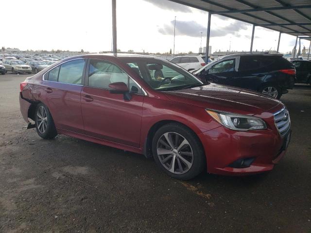  SUBARU LEGACY 2016 Czerwony