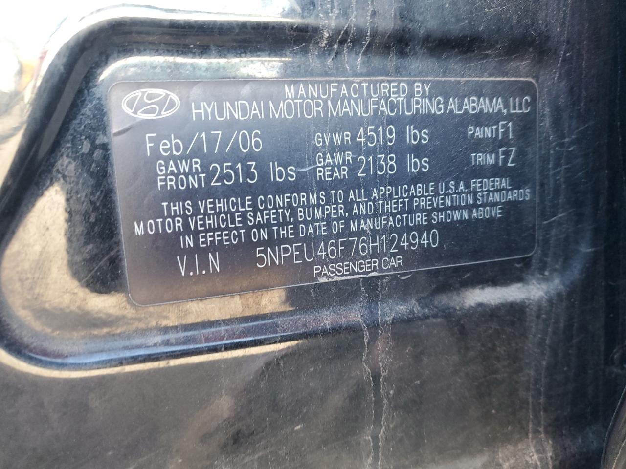 2006 Hyundai Sonata - Image 12
