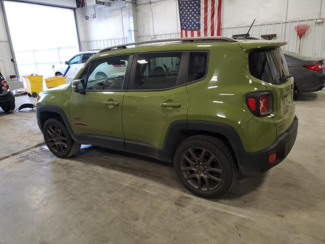 Паркетники JEEP RENEGADE 2016 Зеленый