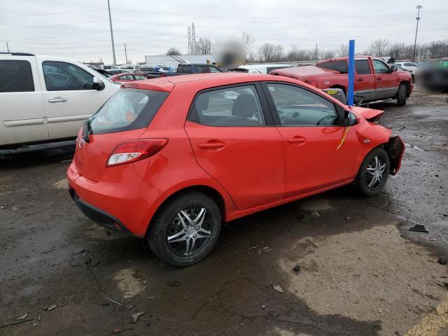  MAZDA 2 2012 Czerwony