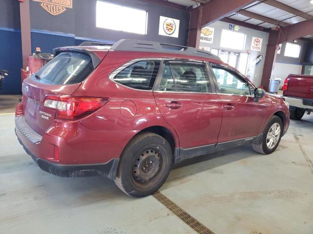  SUBARU OUTBACK 2015 Czerwony