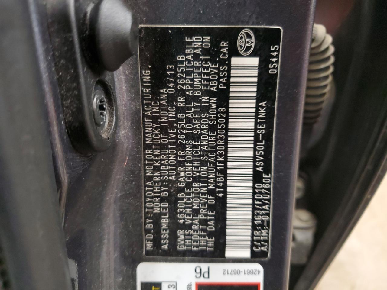 2013 Toyota Camry - Image 12