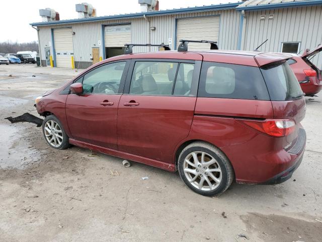  MAZDA 5 2012 Czerwony