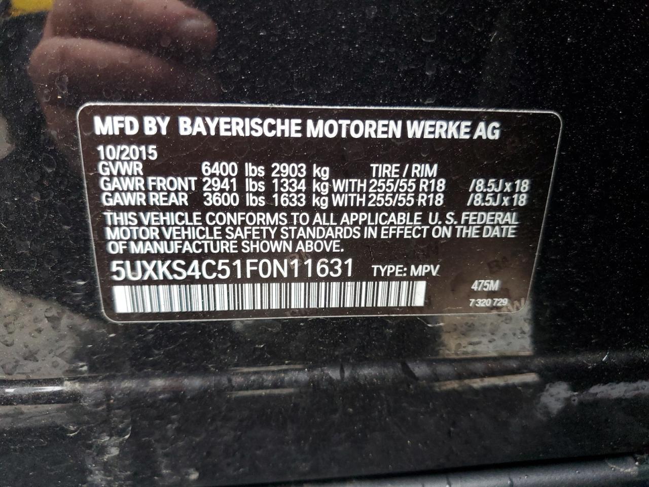 2015 BMW X5 - Image 13