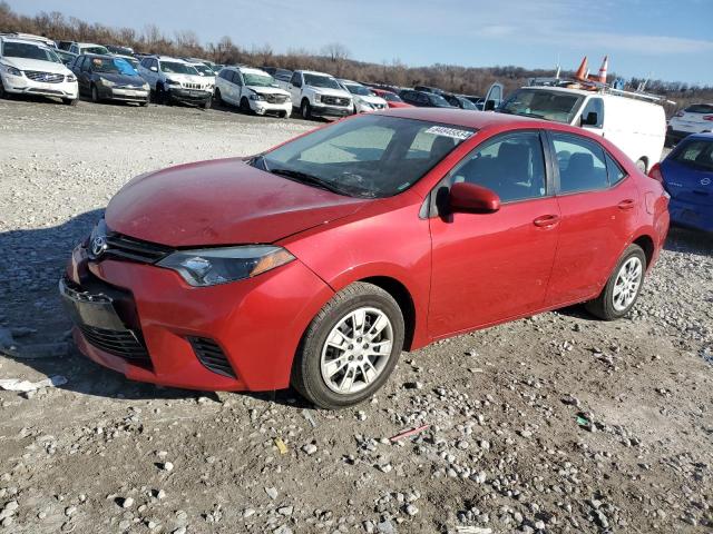  TOYOTA COROLLA 2016 Red