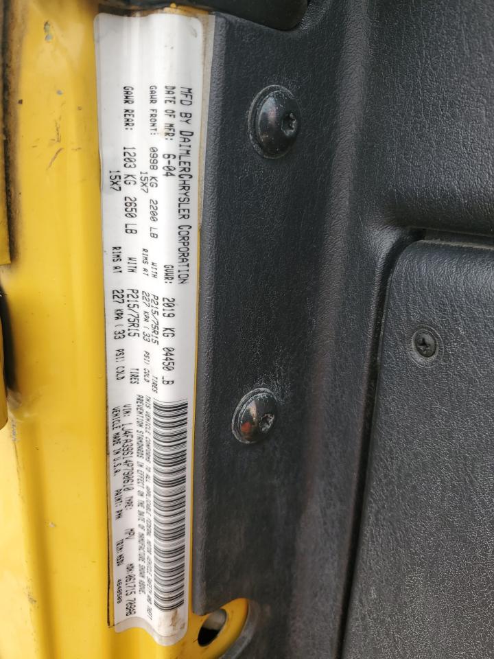 2004 Jeep Wrangler X VIN: 1J4FA39S14P790610 Lot: 80681684