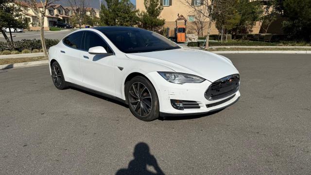 Хэтчбеки TESLA MODEL S 2013 Белый