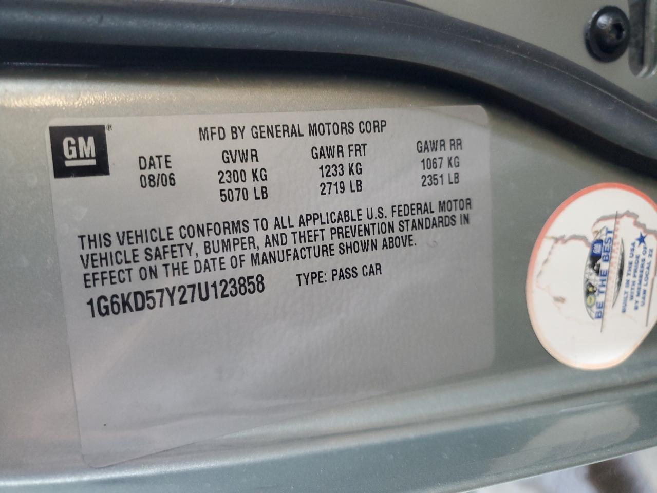 2007 Cadillac DTS - Image 12