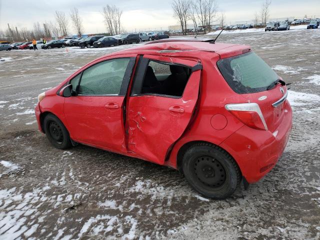  TOYOTA YARIS 2012 Czerwony