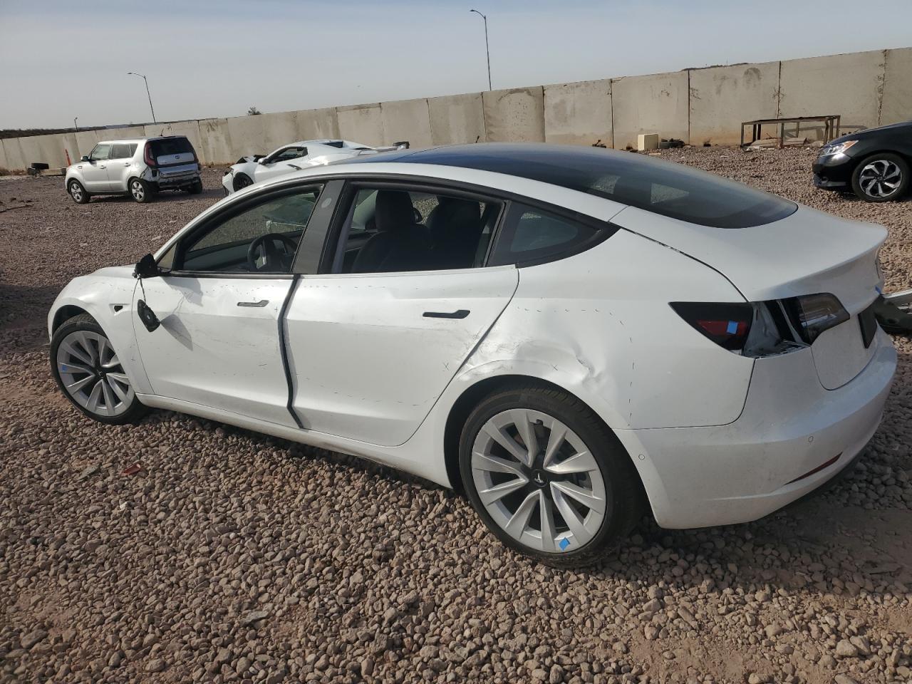 VIN 5YJ3E1EA3MF073165 2021 TESLA MODEL 3 no.2