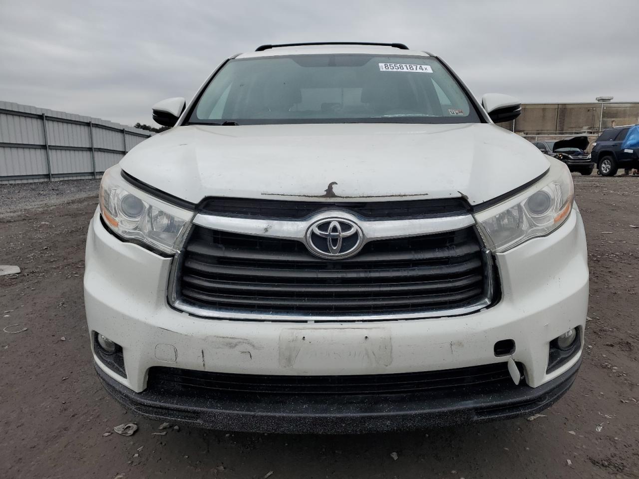 VIN 5TDZKRFH4ES012837 2014 TOYOTA HIGHLANDER no.5