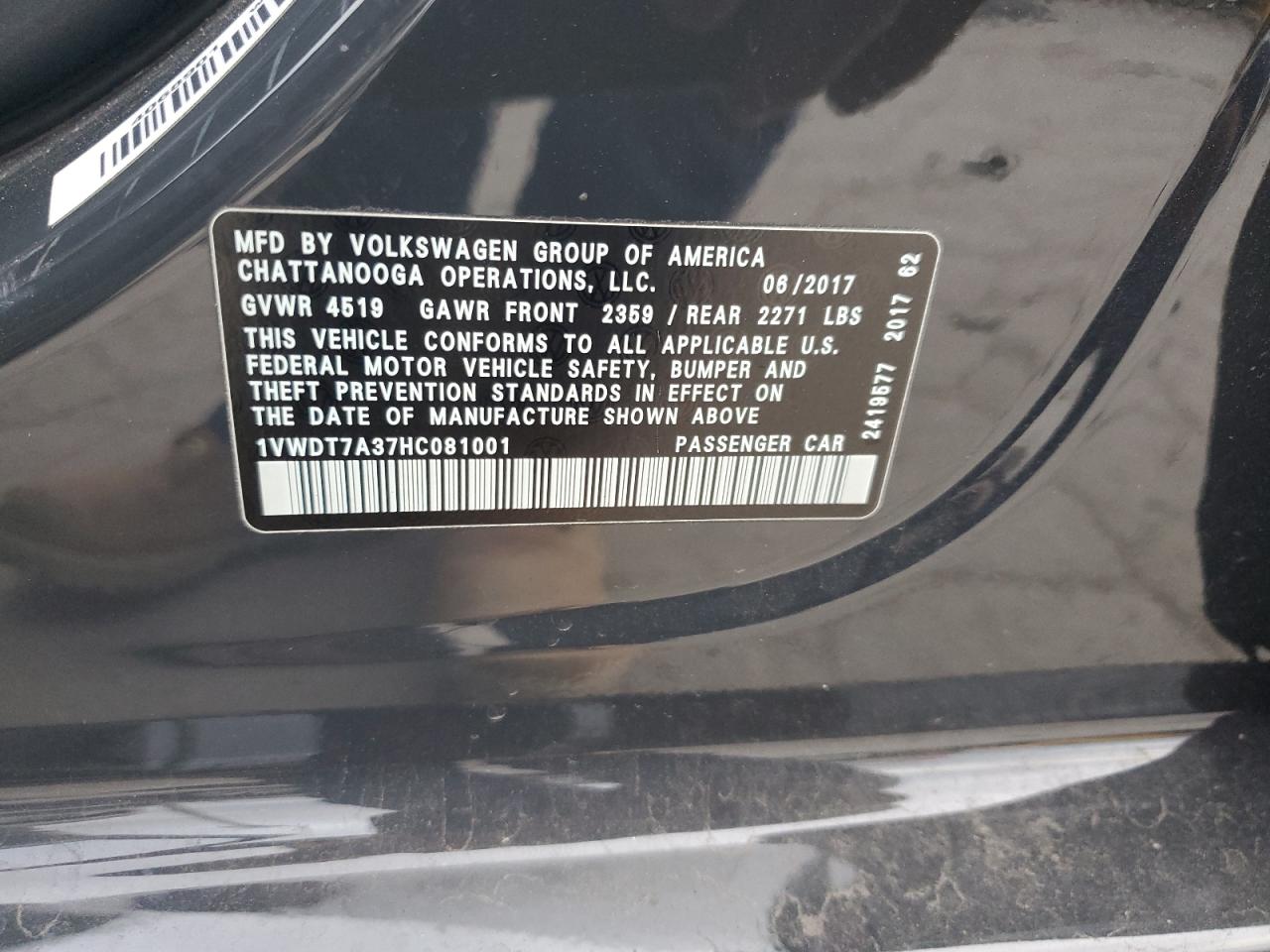 2017 Volkswagen Passat - Image 13