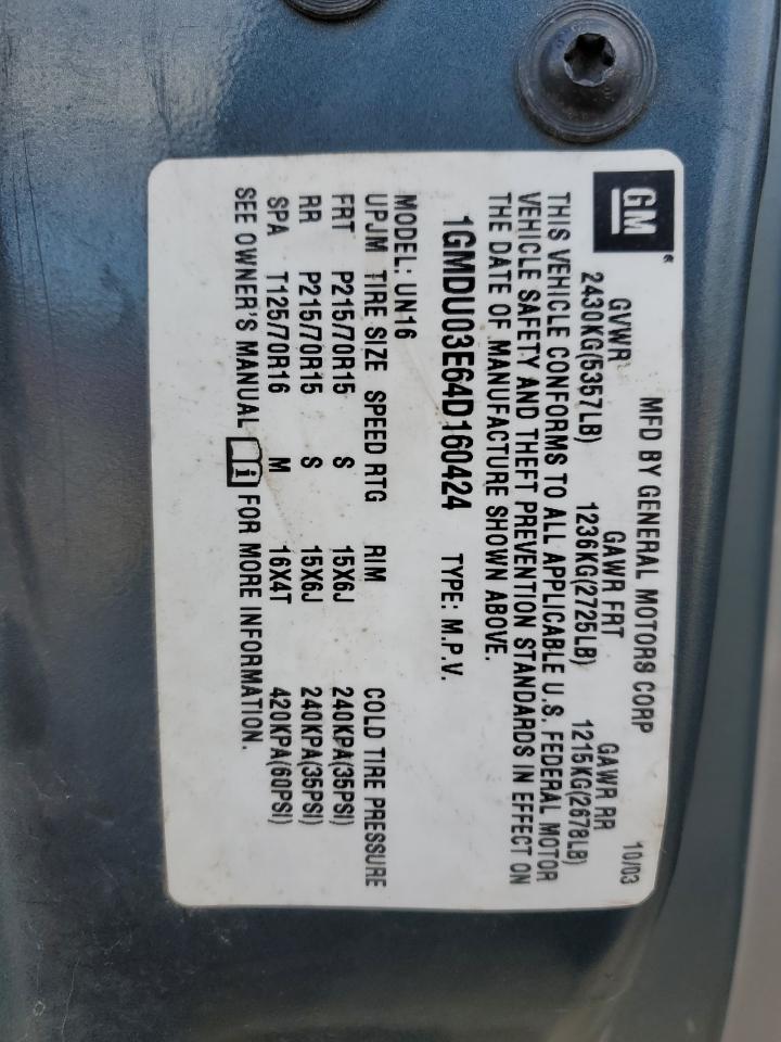 2004 Pontiac Montana - Image 13