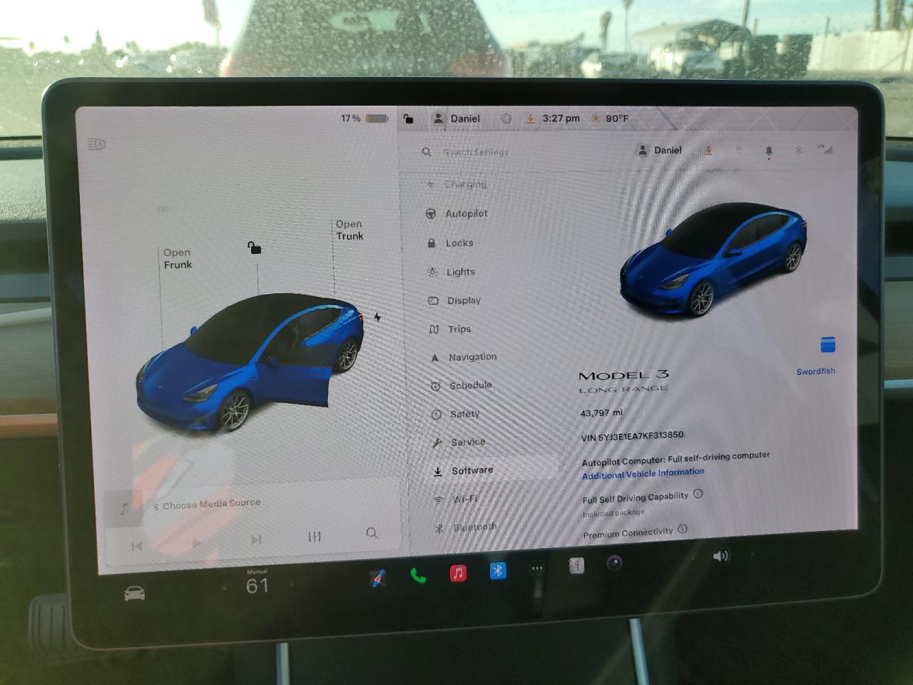 VIN 5YJ3E1EA7KF313850 2019 TESLA MODEL 3 no.9