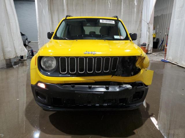  JEEP RENEGADE 2017 Yellow