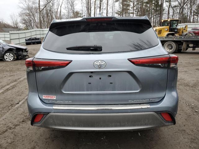  TOYOTA HIGHLANDER 2022 Granatowy