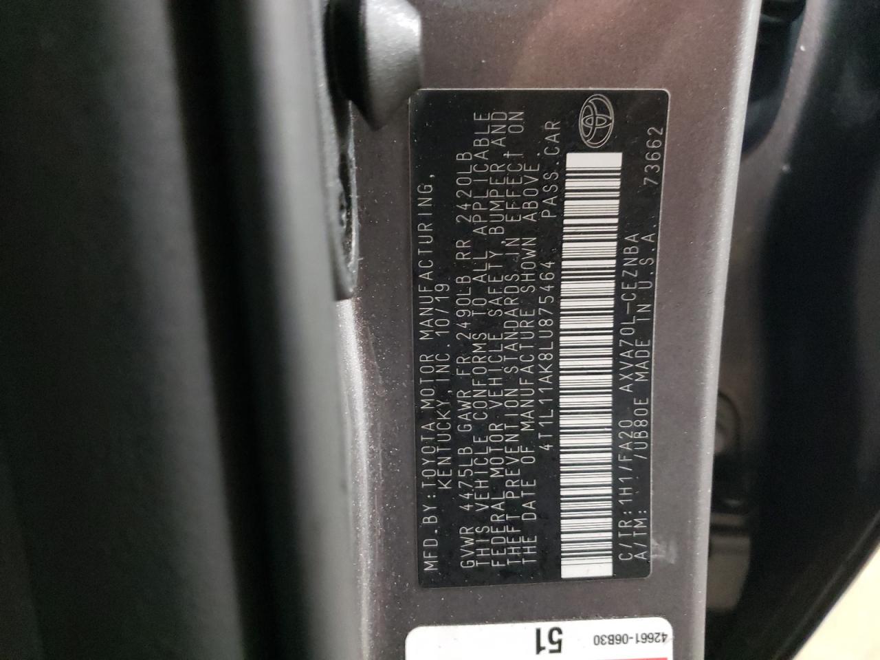 2020 Toyota Camry - Image 13