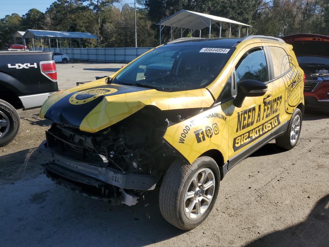 2021 Ford Ecosport Se for Sale in Savannah, GA - Front End