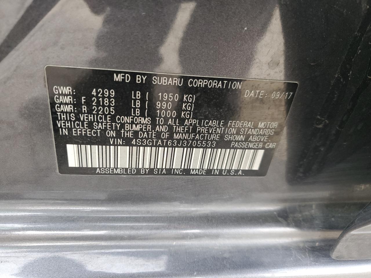 2018 Subaru Impreza - Image 13