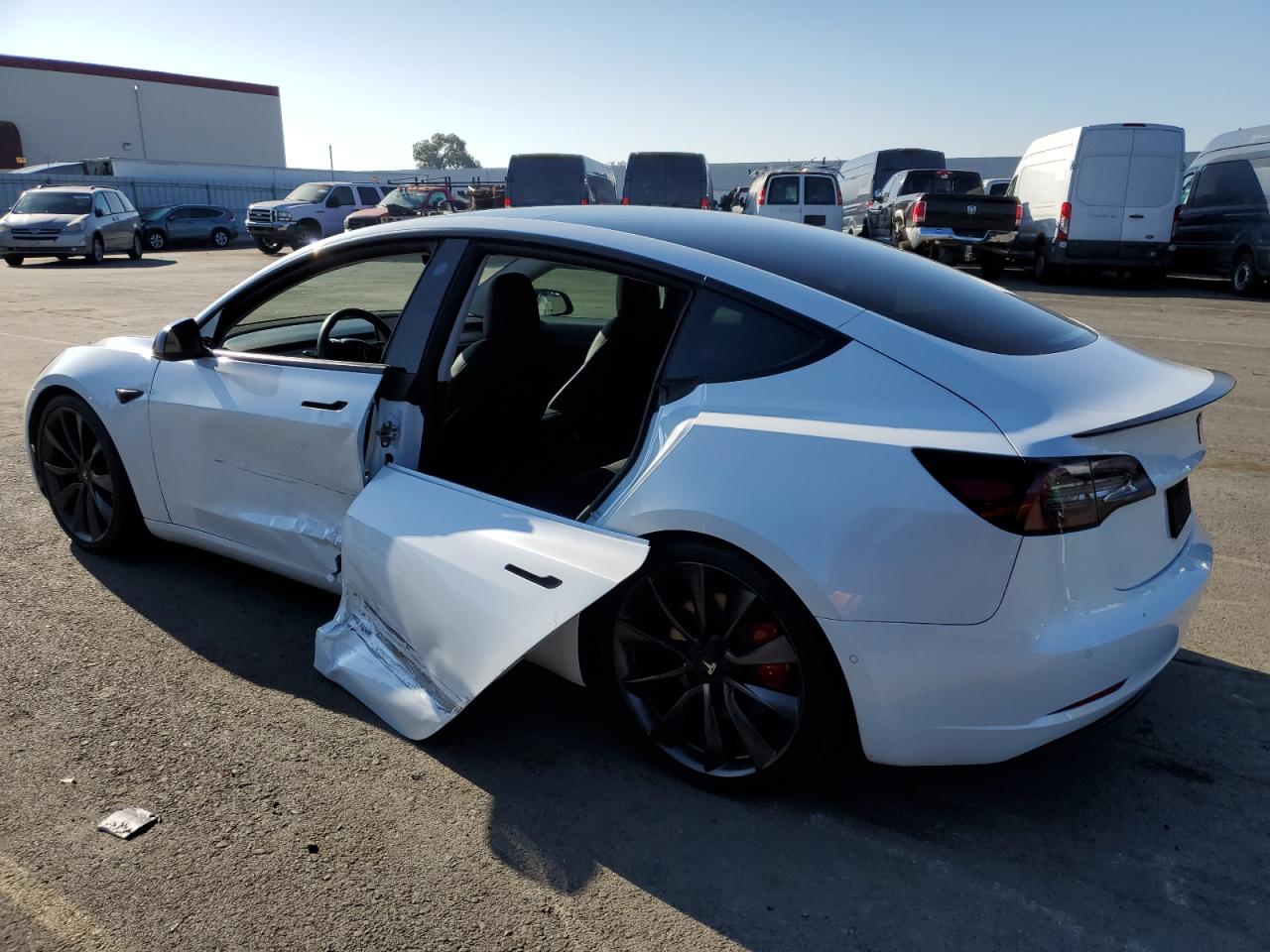 VIN 5YJ3E1EC3LF714184 2020 TESLA MODEL 3 no.2