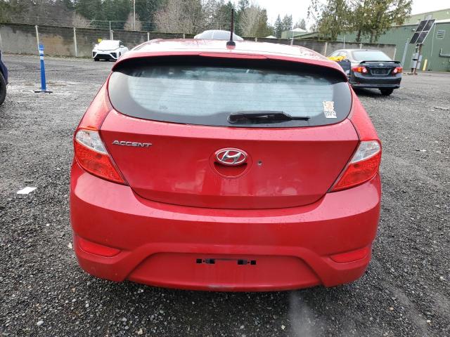  HYUNDAI ACCENT 2015 Red