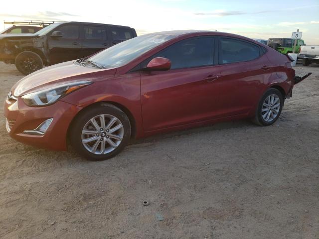  HYUNDAI ELANTRA 2015 Burgundy