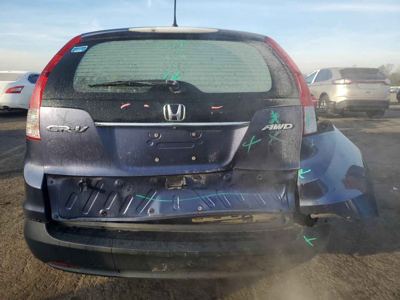 VIN 2HKRM4H39EH621653 2014 HONDA CRV no.6