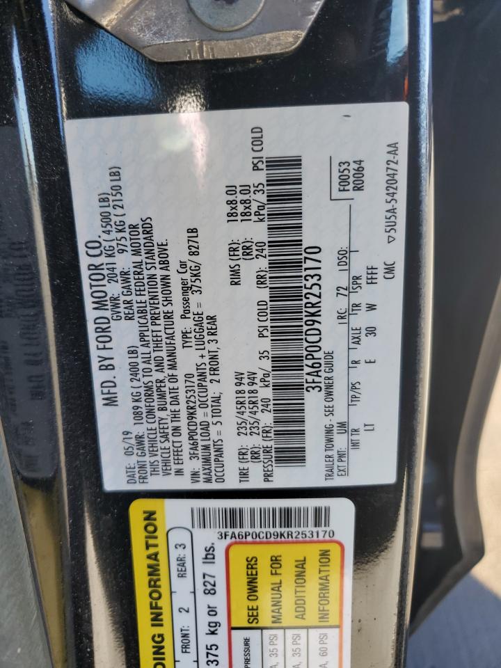 2019 Ford Fusion - Image 12