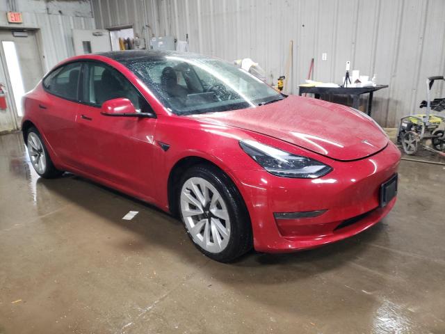  TESLA MODEL 3 2022 Czerwony