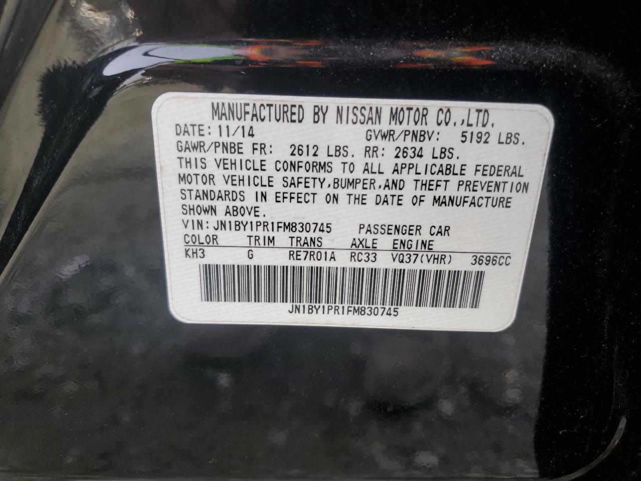 2015 Infiniti Q70 - Image 14