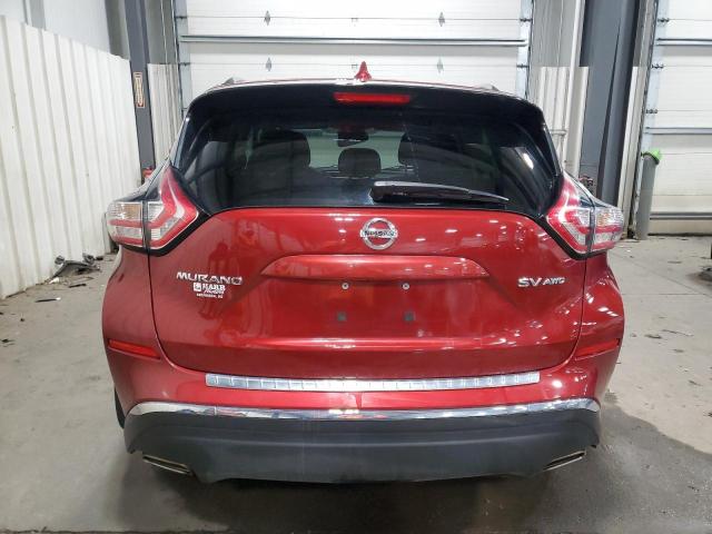  NISSAN MURANO 2017 Red
