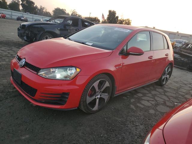  VOLKSWAGEN GTI 2016 Красный