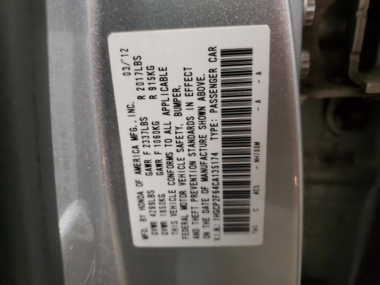 2012 Honda Accord - Image 13