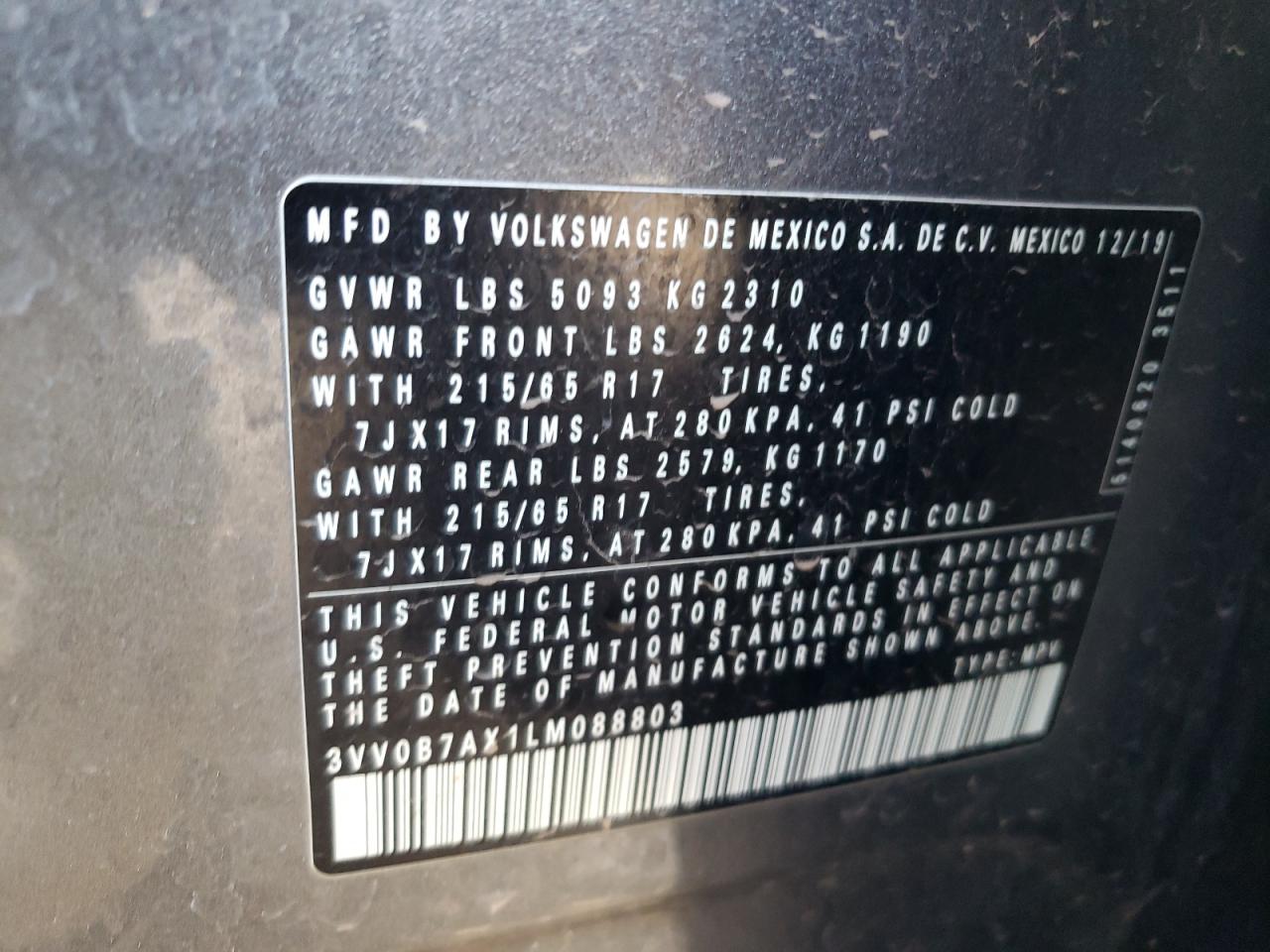 Фото: 3VV0B7AX1LM088803 - 14