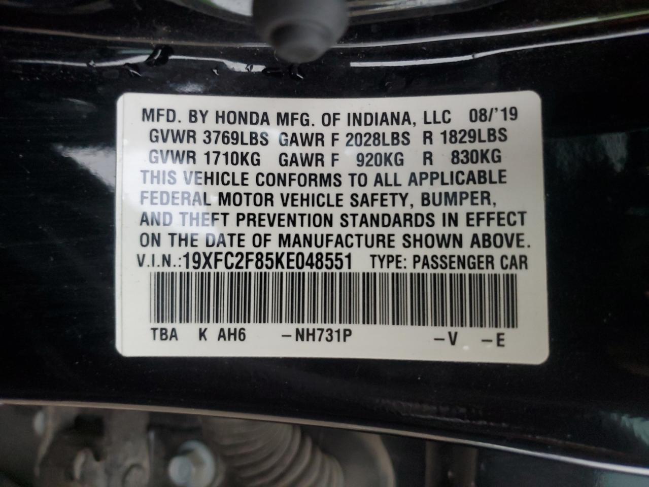 2019 Honda Civic - Image 14