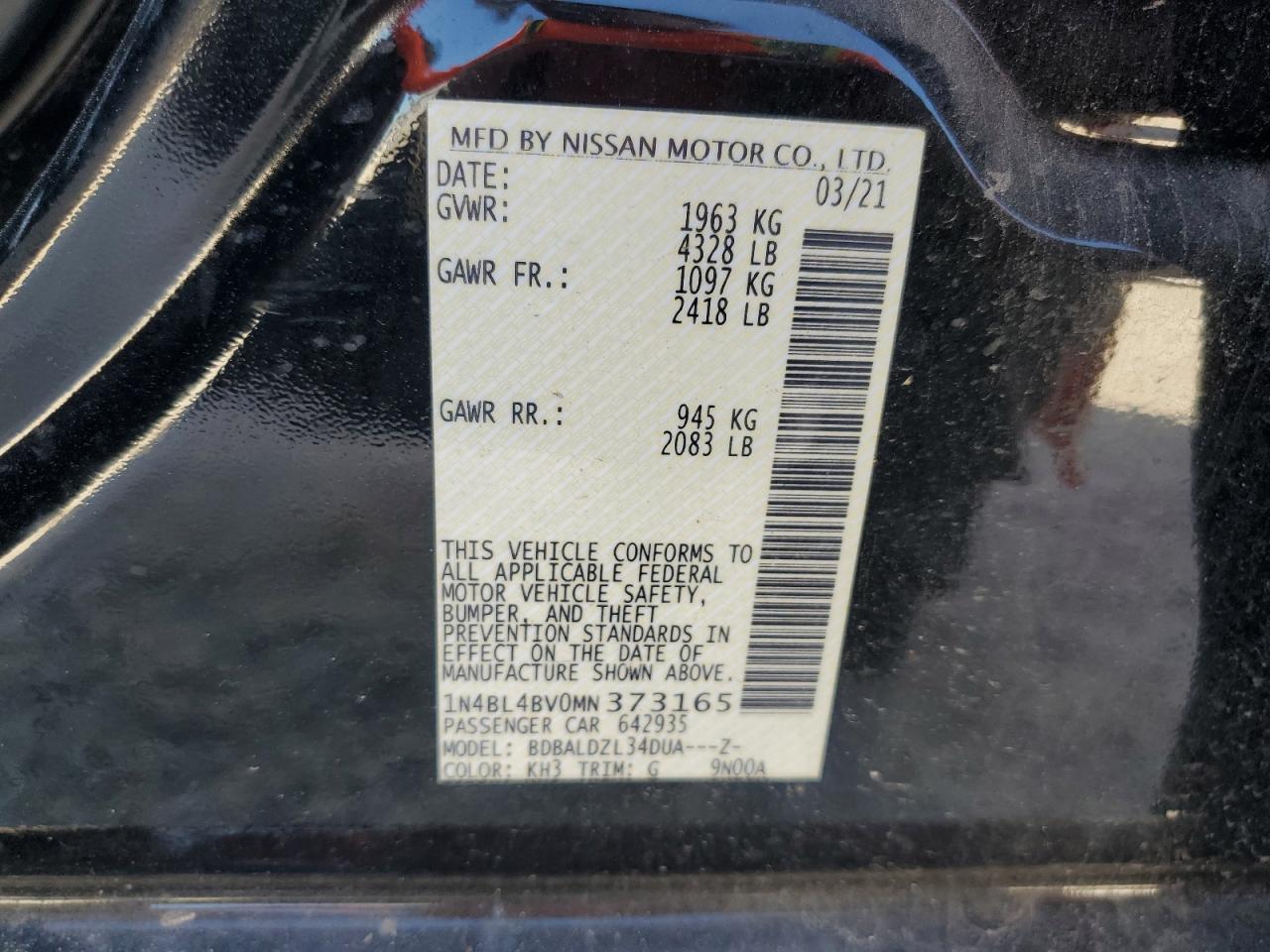 2021 Nissan Altima - Image 12