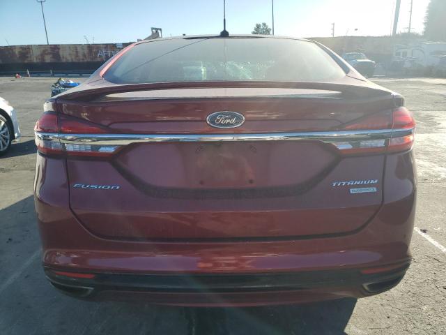  FORD FUSION 2017 Czerwony