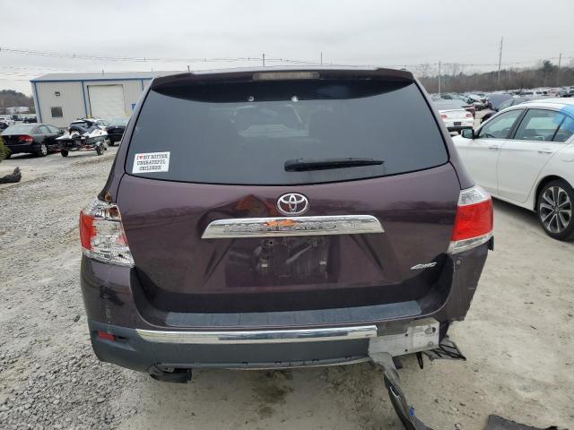  TOYOTA HIGHLANDER 2013 Burgundy