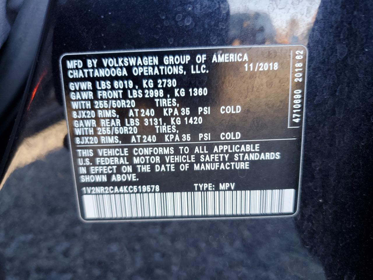 2019 Volkswagen Atlas - Image 13