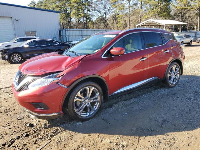  NISSAN MURANO 2017 Red