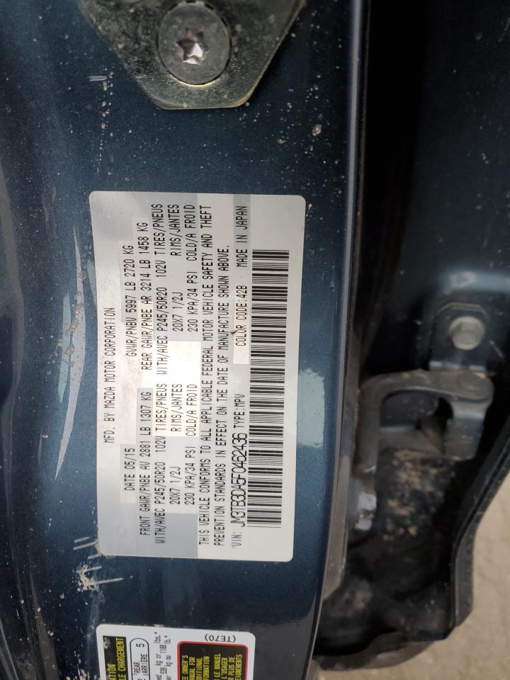 VIN JM3TB3DA5F0462436 2015 MAZDA CX-9 no.12