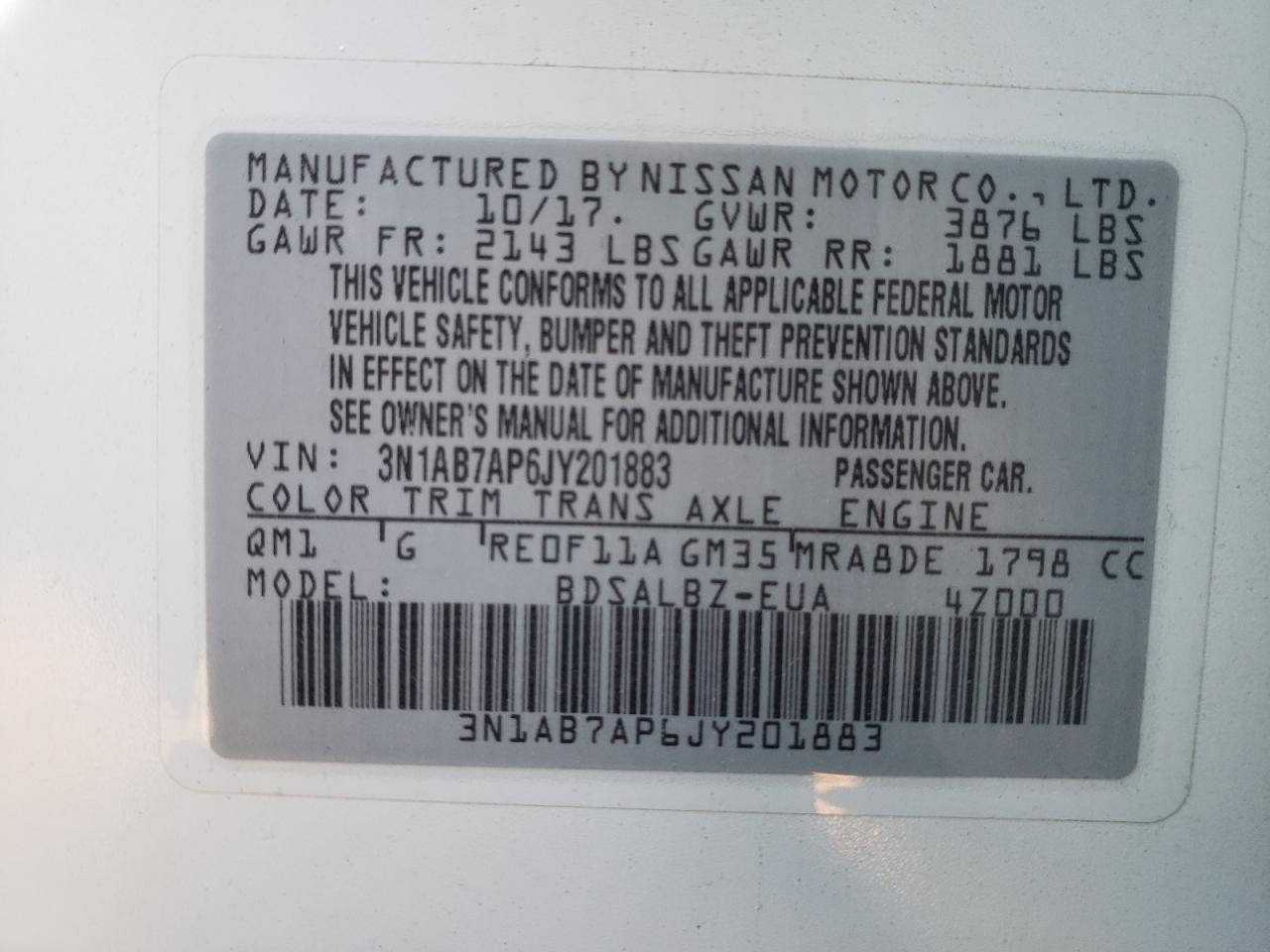 2018 Nissan Sentra - Image 14