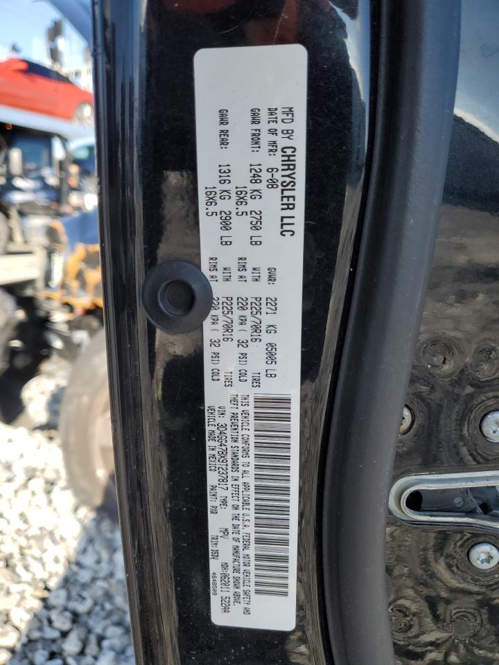 2009 Dodge Journey Se VIN: 3D4GG47BX9T237817 Lot: 85607584