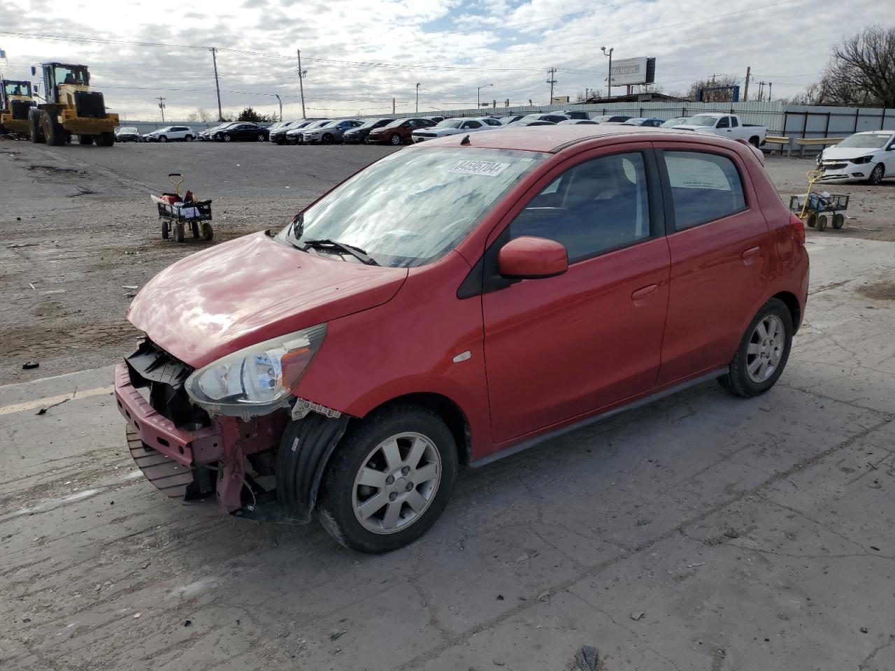 2014 Mitsubishi Mirage Es zu verkaufen in Oklahoma City, OK - Front End