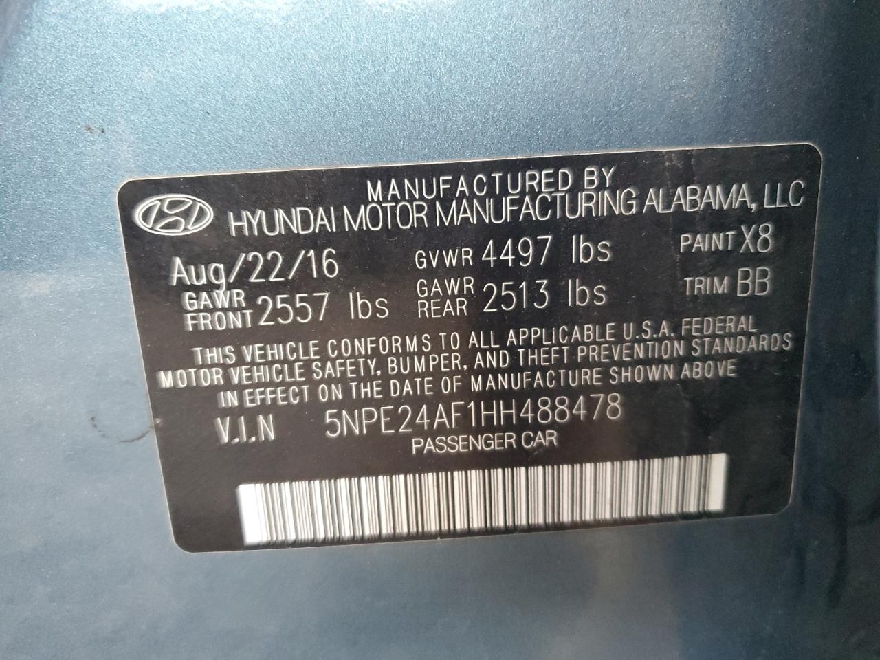 2017 Hyundai Sonata - Image 12