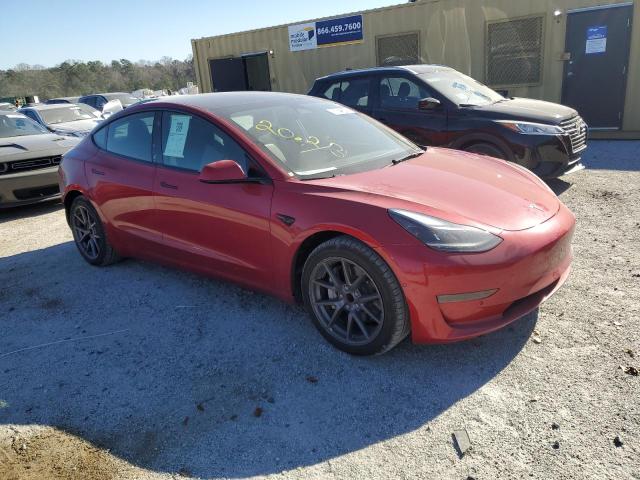  TESLA MODEL 3 2022 Czerwony