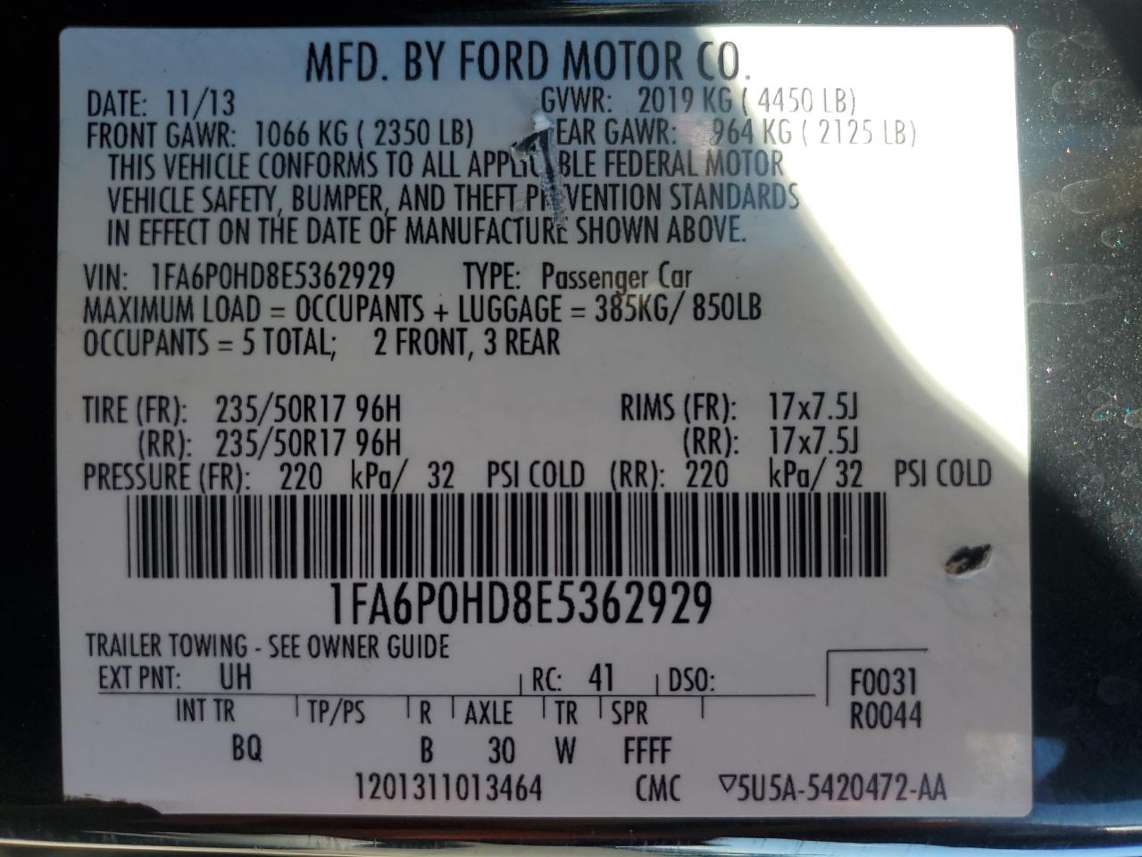 2014 Ford Fusion - Image 14