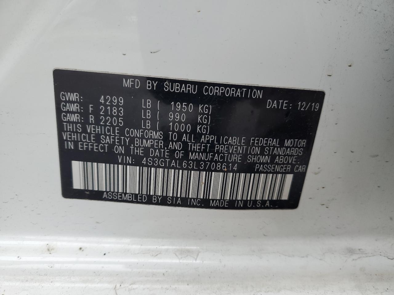 2020 Subaru Impreza - Image 12